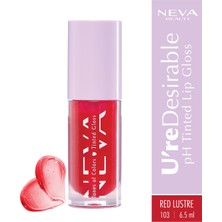NEVA BEAUTY Ph Tinted Lip Gloss-Red Lustre