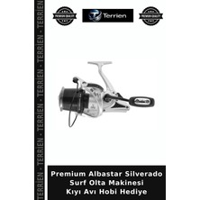 Terrien Premium Albastar Silverado Surf Olta Makinesi Kıyı Avı Hobi Hediye