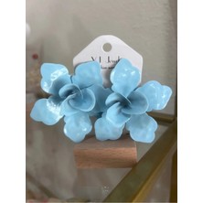 LinAlya Jewelry Büyük Çiçek Küpe