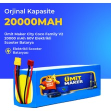 Ümit Maker City Coco Family V2 20000 Mah 60V Elektrikli Scooter Batarya