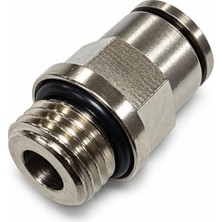 Expflex M6-04 Metal Metal Düz Rekor Pnömatik Bağlantı