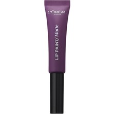 L'oréal Paris Infaillible Lip Paint Matte 207 Wuthering Purple Mürdüm Likit Mat Ruj 8 ml