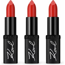 L'oréal Paris x Karl Lagerfeld Color Riche 04 Provokative Saten Ruj 3 Adet