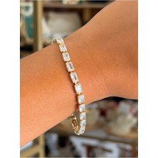 LinAlya Jewelry Baget Model Su Yolu Bileklik