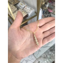 LinAlya Jewelry Vip Tasarım Taş Detaylı Kolye
