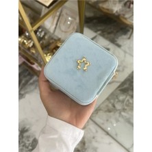 LinAlya Jewelry Renkli Taş Detaylı Yıldız Model Earcuff Küpe