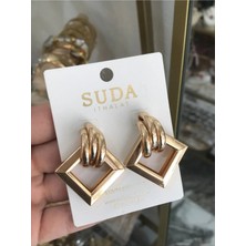 LinAlya Jewelry Geometrik Küpe