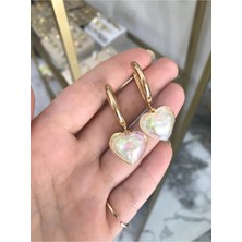 LinAlya Jewelry Kalpli Gold Detaylı Küpe