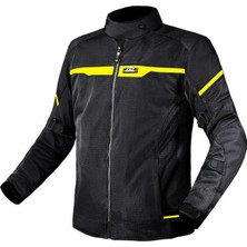 Ls2 Rıva Man Jacket Black Neon Yellow Ceket