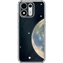 TechTree Honor X7E Plus 5g Uyumlu Minimalist Galaksi Yıldızlı Gece Baskılı Silikon Kılıf