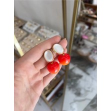 LinAlya Jewelry Boncuk Detalı Küpe