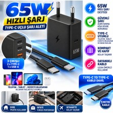 NW NessiWorld 65W Hızlı Şarj Edebilen Type C Uçlu Şarj Aleti