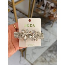 LinAlya Jewelry Taş Detaylı Çiçek Model Toka