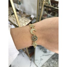 LinAlya Jewelry Gezegen Model Taş Detaylı Bileklik