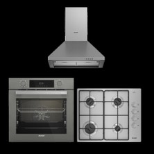 Arçelik Yeni Inox Ankastre Set