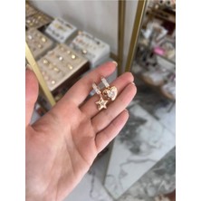 LinAlya Jewelry Yıldız ve Kalp Model Küpe
