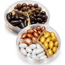 Tafe Sedefli Karışık Renkli Badem ve Çikolatalı Mix Draje 2'li 240 gr