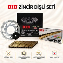DID Dıd Ducati Scrambler 1100 (2018-2023) Zincir Dişli Set Zvmx Zincir (Gold Renk)