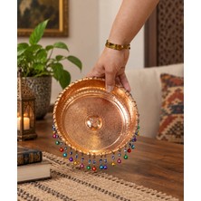 Tigger Gift Bakır Hamam Tası - Bronz Boncuklu