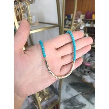 LinAlya Jewelry Doğal Taş ve Gold Detaylı Kolye