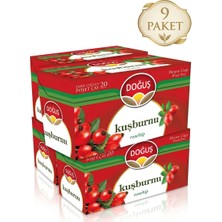 Doğuş Çay Doğuş Kuşburnu Bitki Çayı 20 Li x 9 Paket