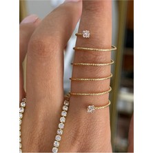 LinAlya Jewelry Yeni Sezon Yüzük Taş Detaylı