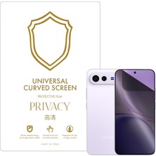 Microcase Vivo X300 Fe  ile Uyumlu Privacy Gizlilik Filtreli Hayalet Nano Ekran KORUYUCU-EKM110