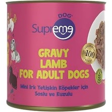 Odea Supreme Dog Mini Irk Yetişkin Köpekler Için Soslu Kuzulu Konserve , Yüksek Proteinli, Tavuk ve Kuzu Etli, 200 gr
