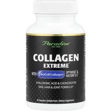 Belirtilmemiş Takviye Paradise Herbs, Collagen Extreme® With Biocell Collagen®, Optimsm® & Nature's C®, 60 Capsules