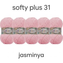 Alize 5 Adet Softy Plus Bebek Battaniyesi Hırka Yelek Atkı Bere Amigurumi Kazak Çanta