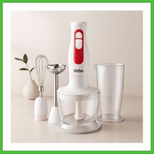 Bezos El Blender Seti (Doğrayıcı, Mixer, Blender) - 2 Kademe, 600ML Hazne, 700ML Ölçü Kabı Arz