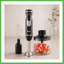 Bezos El Blender Seti 700 ml Paslanmaz Çelik Bıçak 2 Hız Arz