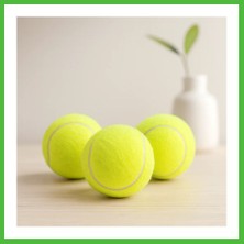 Bezos 3'lü Tenis Kort Topu - Poşetli Kartela Ambalaj Arz