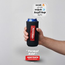 Xpermate 50 cl Kutu İçecek Kılıfı Termal Neopren Soğuk Tutucu İçecek Kılıfı Siyah