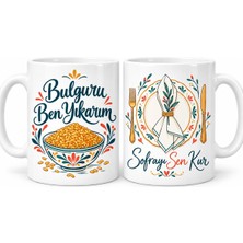Defne Store Birlikte Sofra 2'li Porselen Kupa Seti - Model 642 Dfnbez