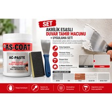As Floor As-Coat Ac-Paste Akrilik Esaslı Duvar Tamir Macunu – Uygulama Seti