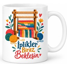 Vintessy Vıntessy Dokuma Tezgâhı Molası Tasarımlı Porselen Kupa - Model 628 BZS01