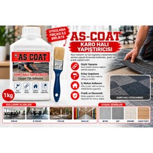 As Floor As-Coat Karo Halı Yapıştırıcısı 1 kg – Uygulama Fırçası Hediyeli Set
