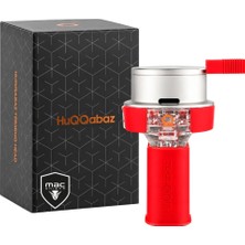 Mac Shisha Huqqabaz Profesyonel Nargile Lülesi Kırmızı