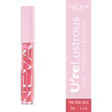 NEVA BEAUTY High 3D Shine Lip Gloss-Pink Pearl Holo