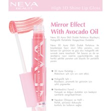 NEVA BEAUTY High 3D Shine Lip Gloss-Cotton Candy Holo