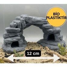 Flexis Doğal Kaya Formlu Mağara ve Köprü Teraryum Dekorasyon Objesi