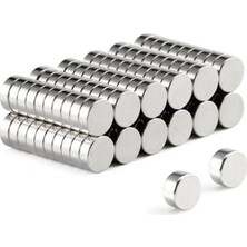 Magneteksan Ø8x3 mm N35 Yuvarlak Neodyum Mıknatıs 20 Adet - Dolap Kapak Tutucu | Mıknatıs Avm