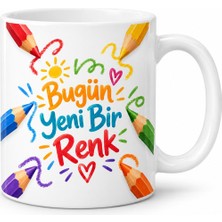 Soi Home Öğrenmenin Rengi Tasarımlı Porselen Kupa - Model 631 Soı