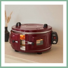 Bşk Virgo Yuvarlak Davul Fırın 53 cm 1300W (50?320°C Ayarlı Termostat) BSK2026