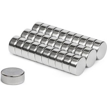 Magneteksan Ø15X5 mm N35 Yuvarlak Neodyum Mıknatıs 25 Adet - 3D Baskı ve Maket Için | Mıknatıs Avm