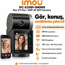 Antenci Imou IPC-S2VBP-5M0WR Rex Vt Pro 5mp 3k Wifi 2.4 Inç Ekranlı Görüntülü Arama Güvenlik Kamerası