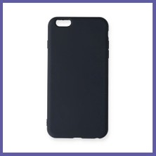 Nida iPhone 6 Plus Kılıf Nano Içi Kadife Silikon - Lacivert Nıda