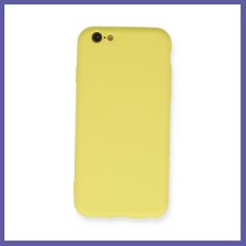 Nida iPhone 6 Kılıf Nano Içi Kadife Silikon - Sarı Nıda