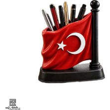 Die Grup Kişiye Özel 12,5 cm Kalemlik, Türk Bayrağı Temalı